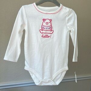 Winter Snowflake Bear Onesie